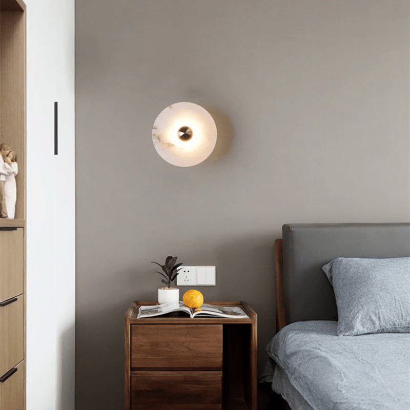 Selene Minimalist Alabaster Ceiling Light - Letslighting