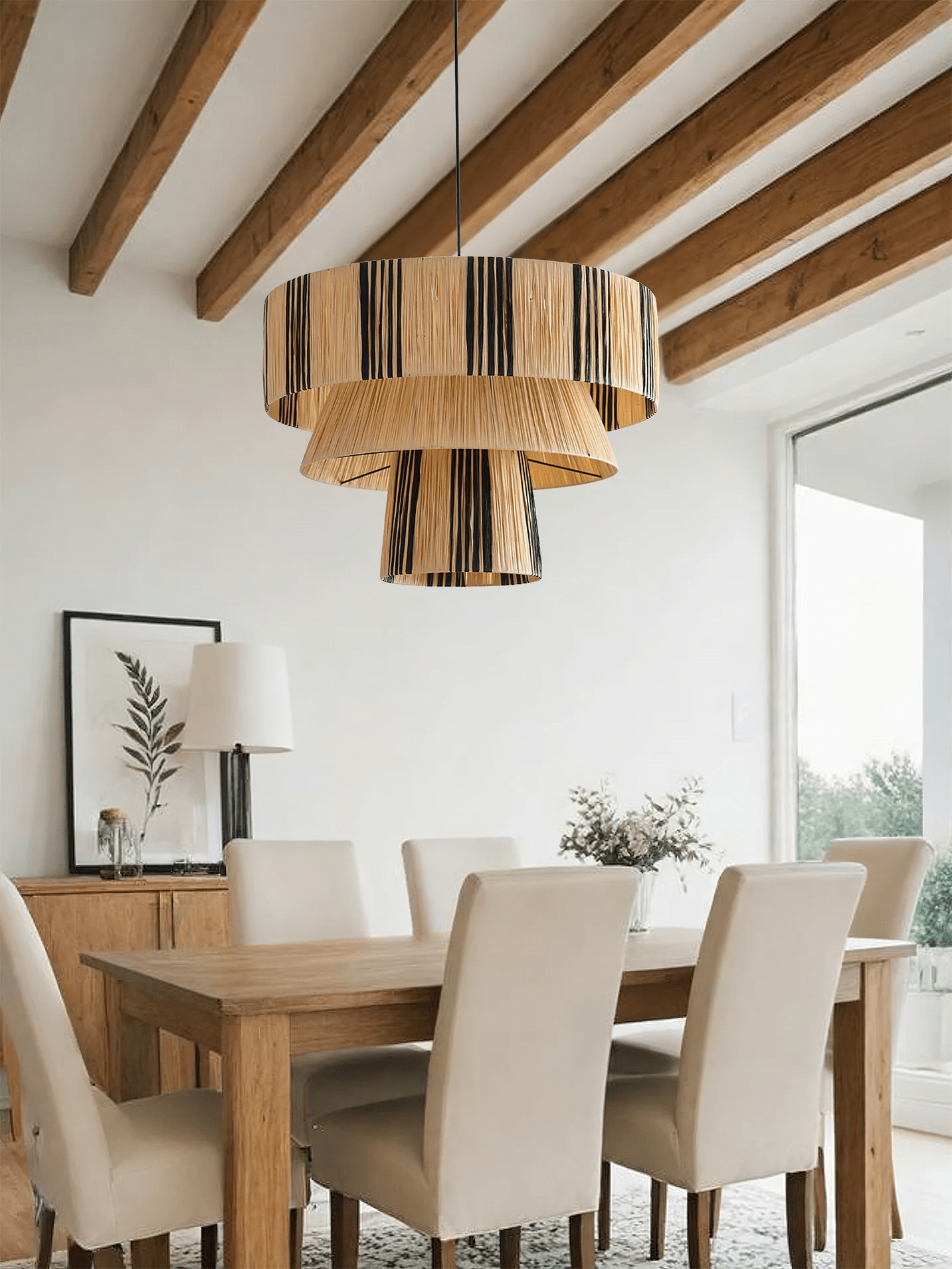 Zarora Raffia Pendant Lamp - Letslighting