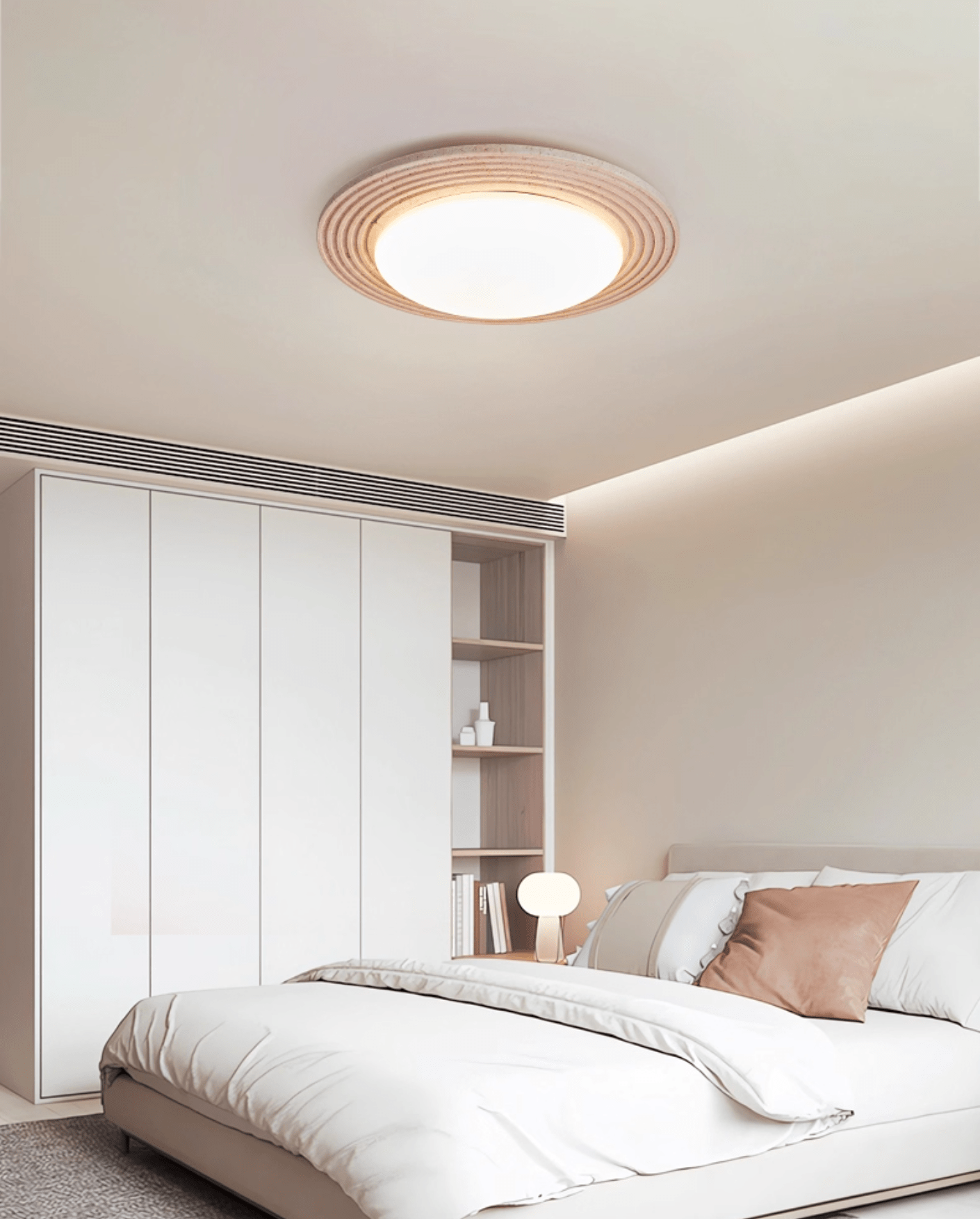Orinir Minimalist Travertine Ceiling Light - Letslighting