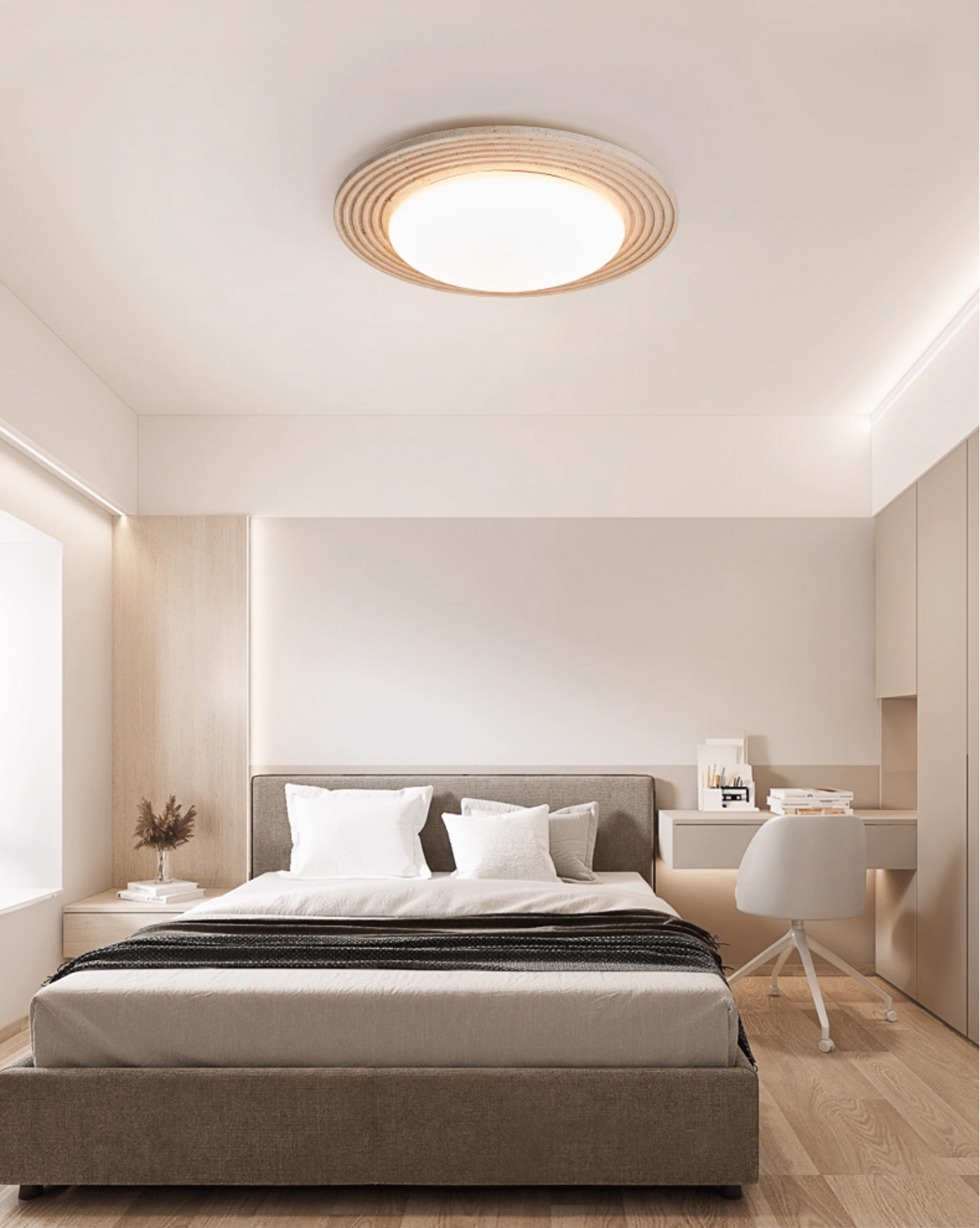 Orinir Minimalist Travertine Ceiling Light - Letslighting