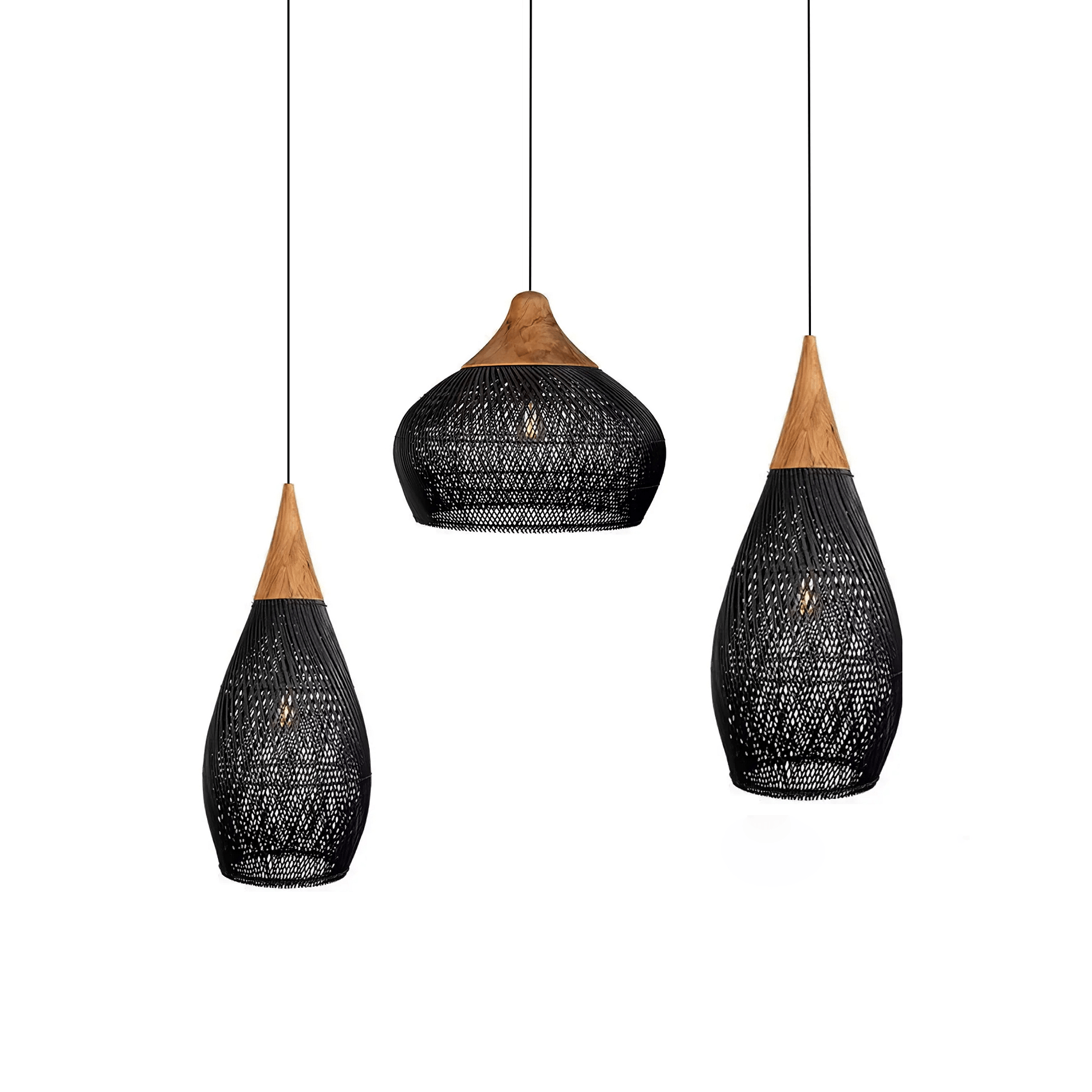 Braided Rattan Pendant Lamp - Letslighting