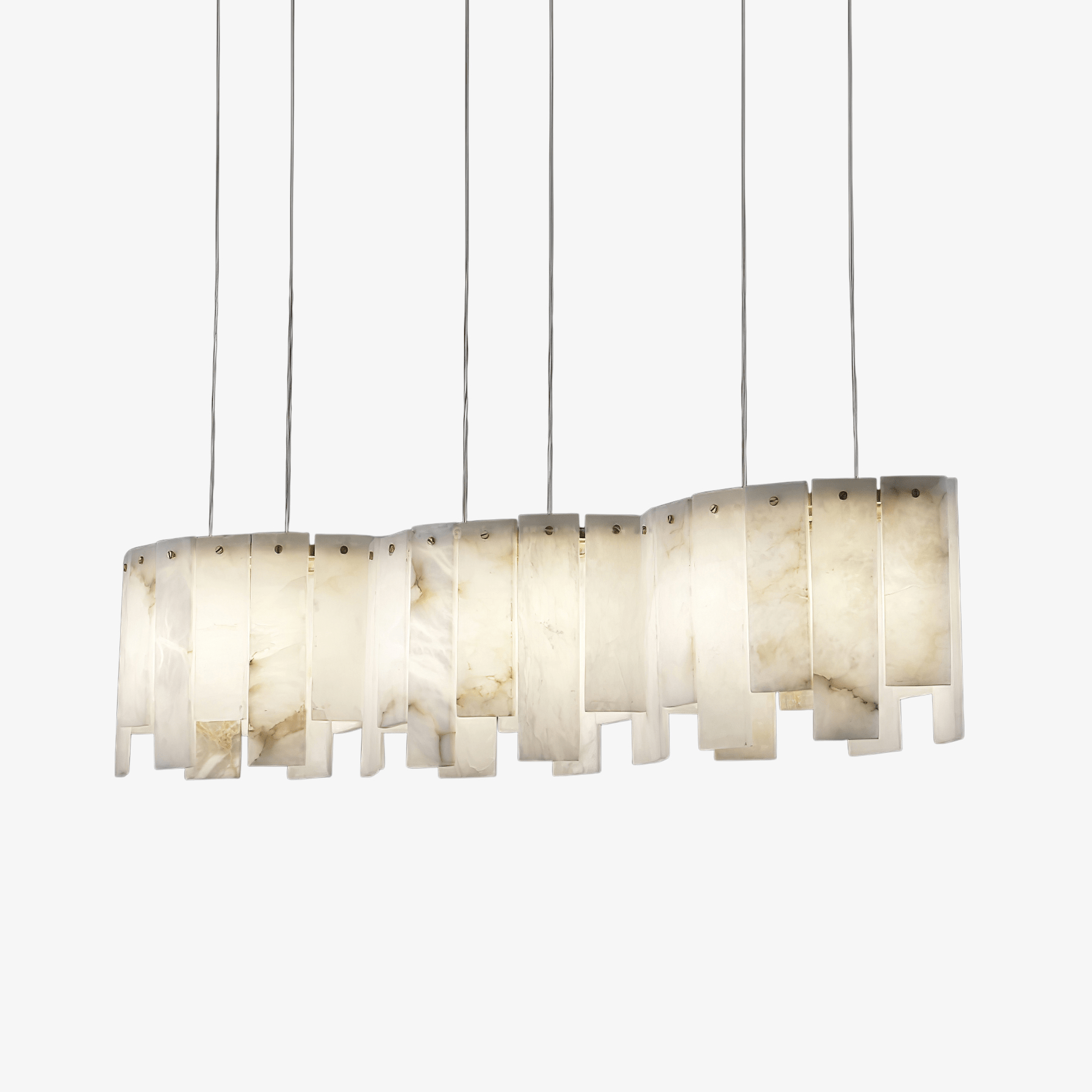 Cavelan Cluster Alabaster Pendant Light - Letslighting