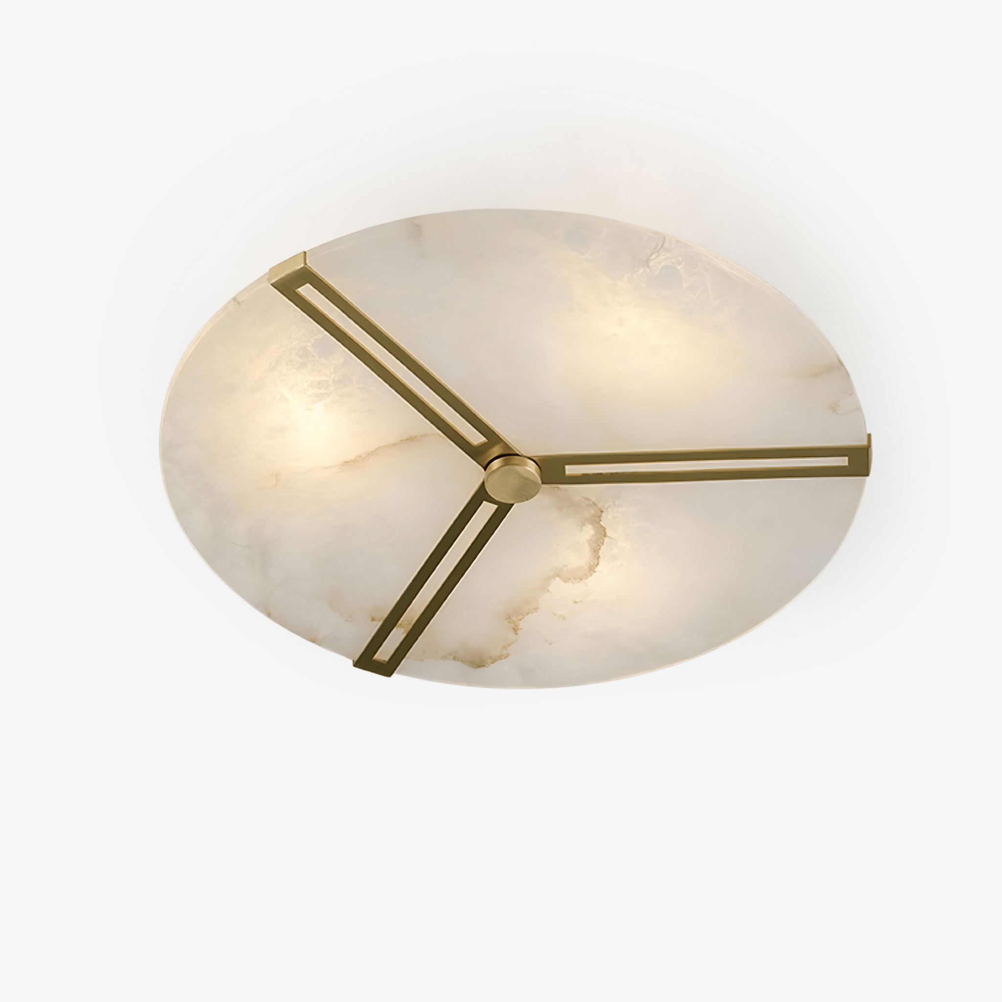 Aveline Alabaster Flush Mount Ceiling Light - Letslighting