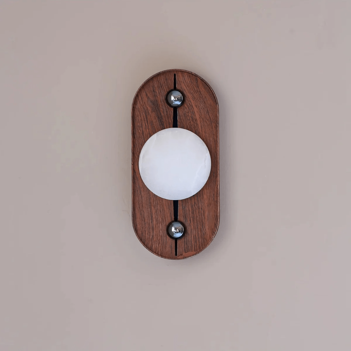 Orlin Alabaster Wood Wall Sconce - Letslighting