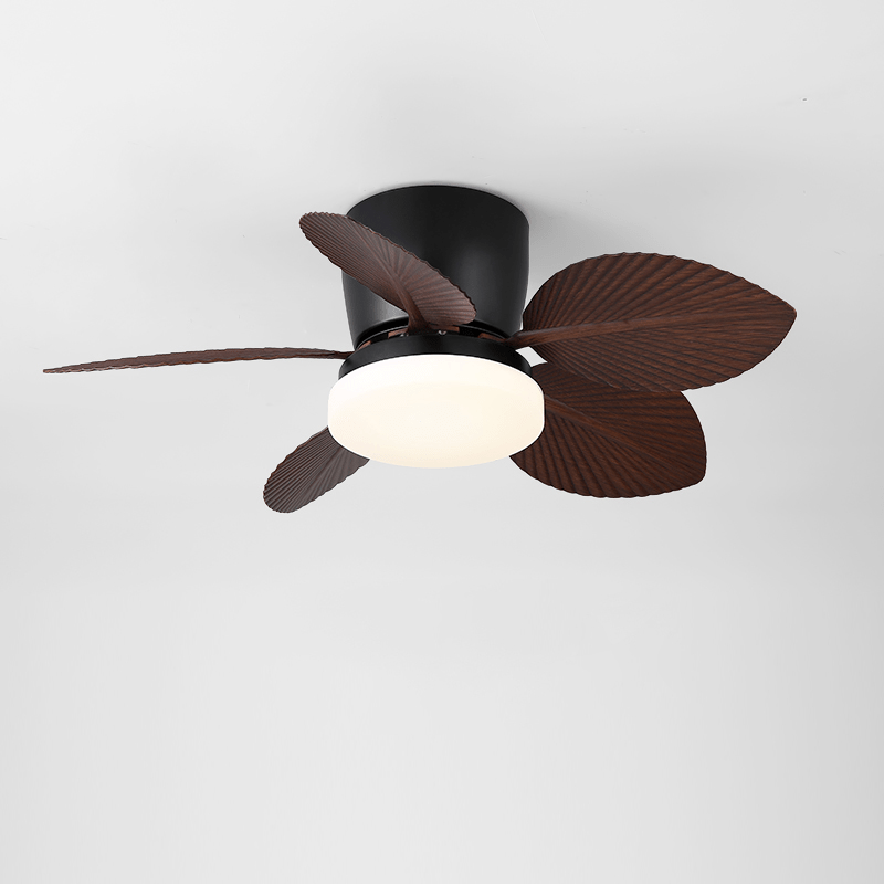 Ventilador de Techo con Luz Qilv Breeze instalado en un salón moderno