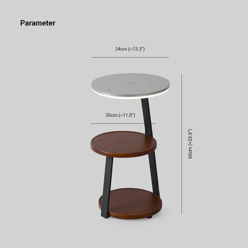 Muto Moderna Minimalista Madera Lámpara de Pie Marrón
