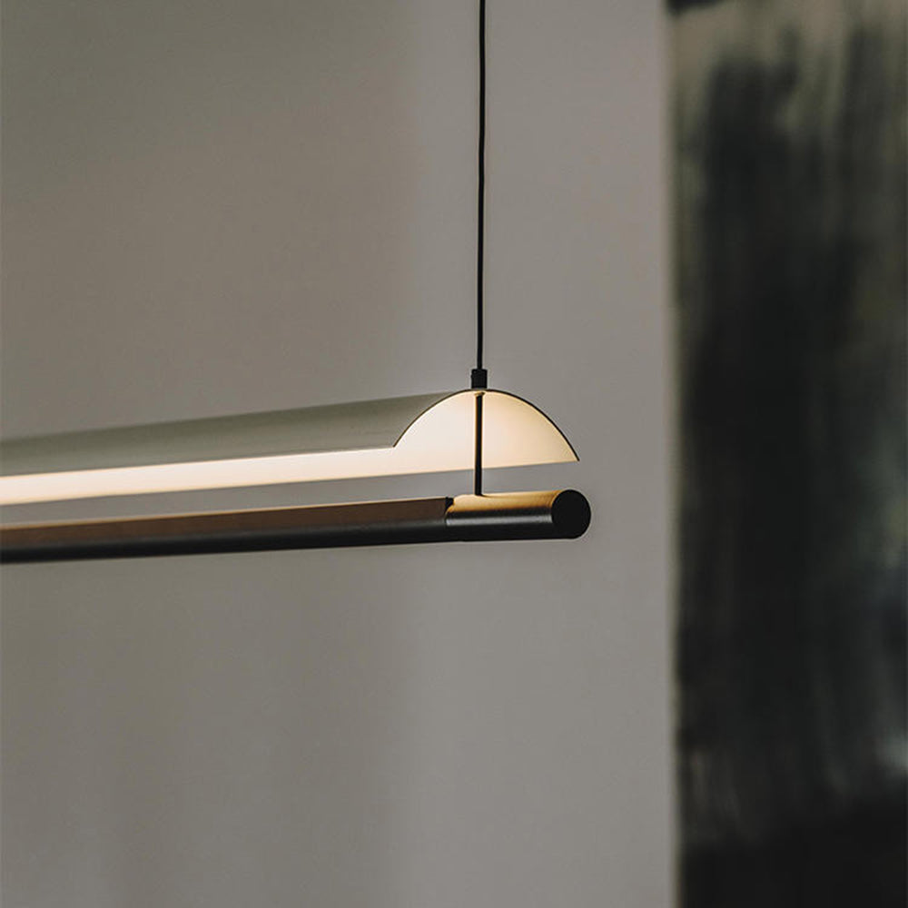 Arisha Minimalista Lineal Metal/Acrílico Lámpara Colgante