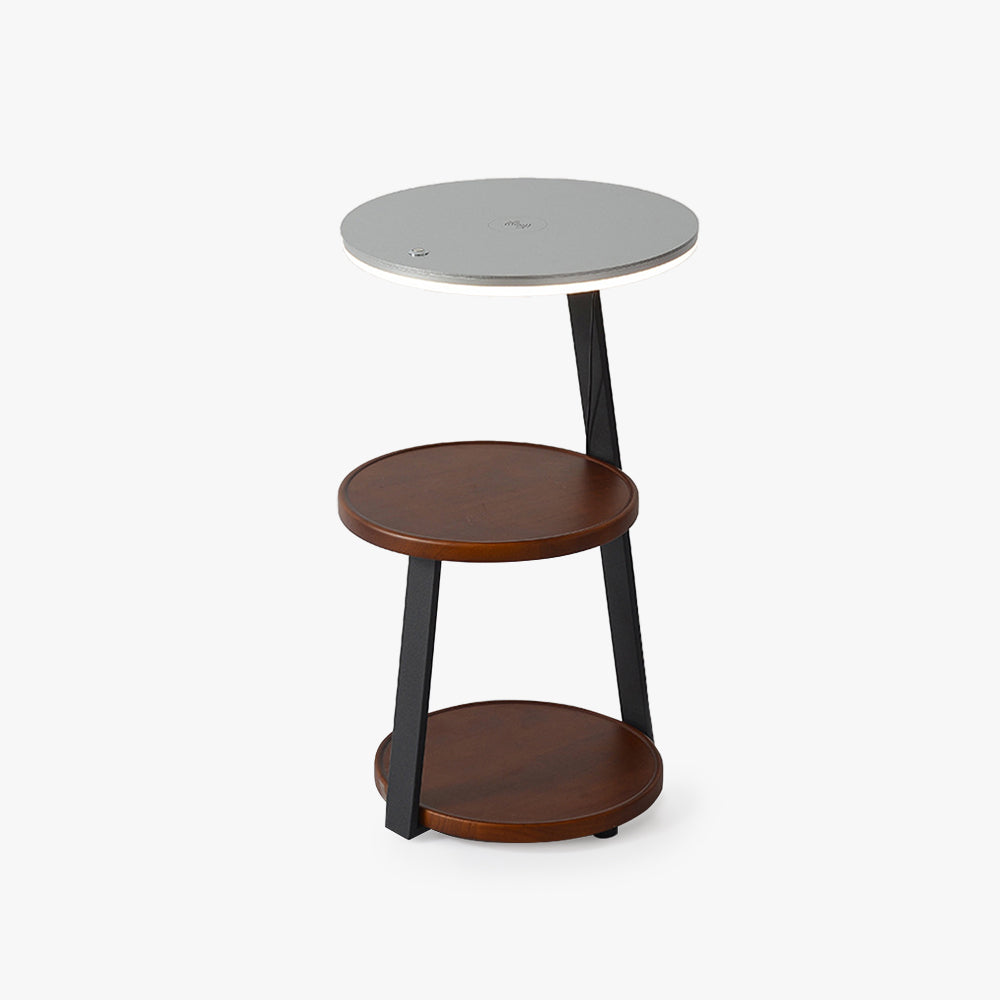 Muto Moderna Minimalista Madera Lámpara de Pie Marrón