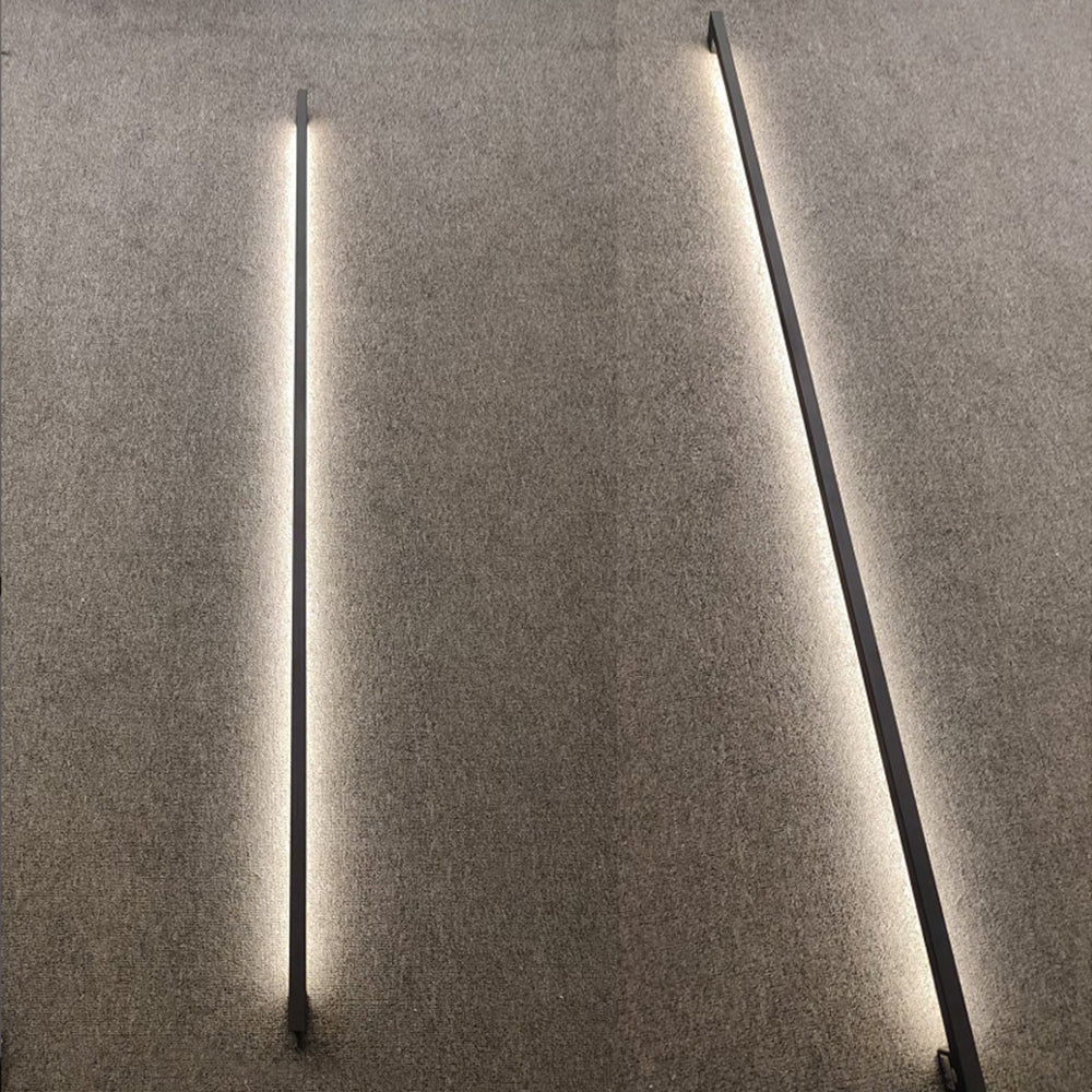 Arisha Moderno Lineal Metal/Acrílico LED Aplique de Pared Negro
