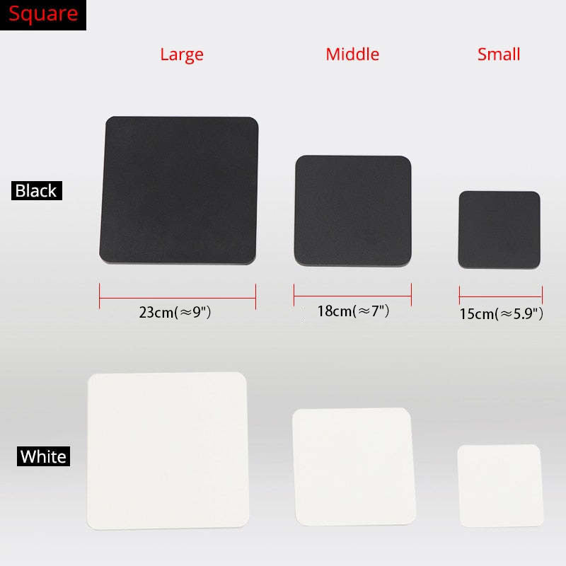 Ray Minimalista Moderno Redondo/Cuadrado Metal LED Aplique de Pared