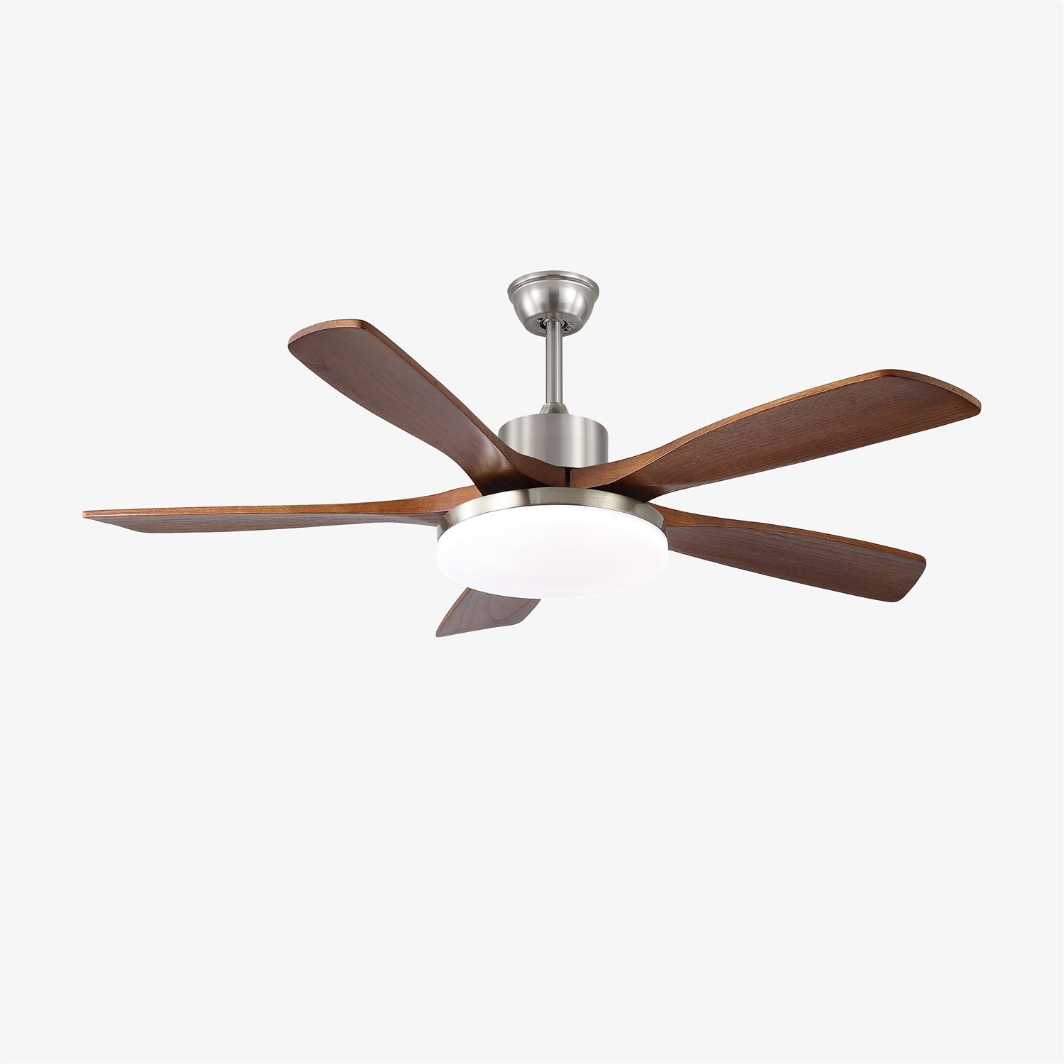 Lámpara Ventilador de Techo Orvian de Madera Moderna