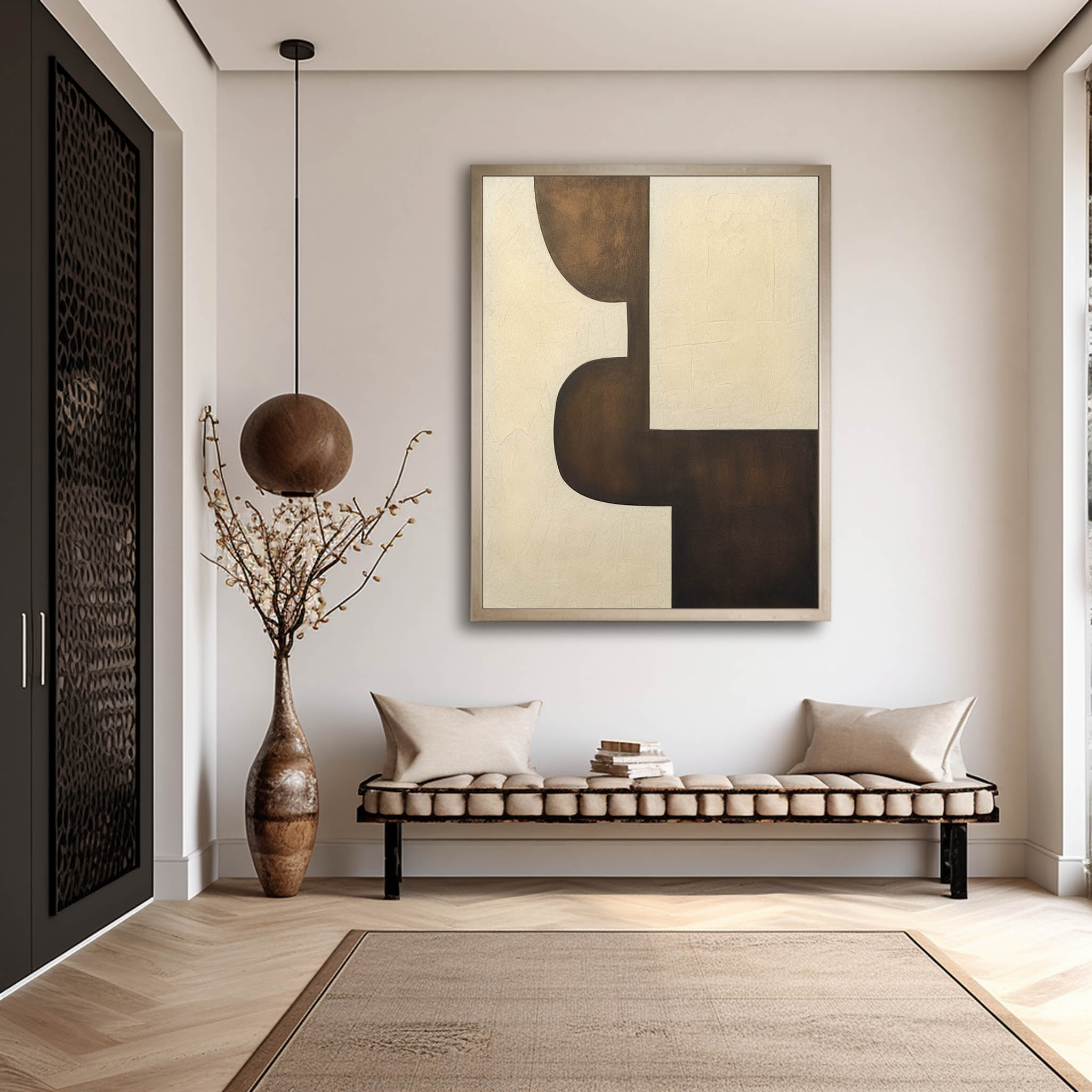 Bruno Minimalista Contemporáneo Arte Mural - Letslighting