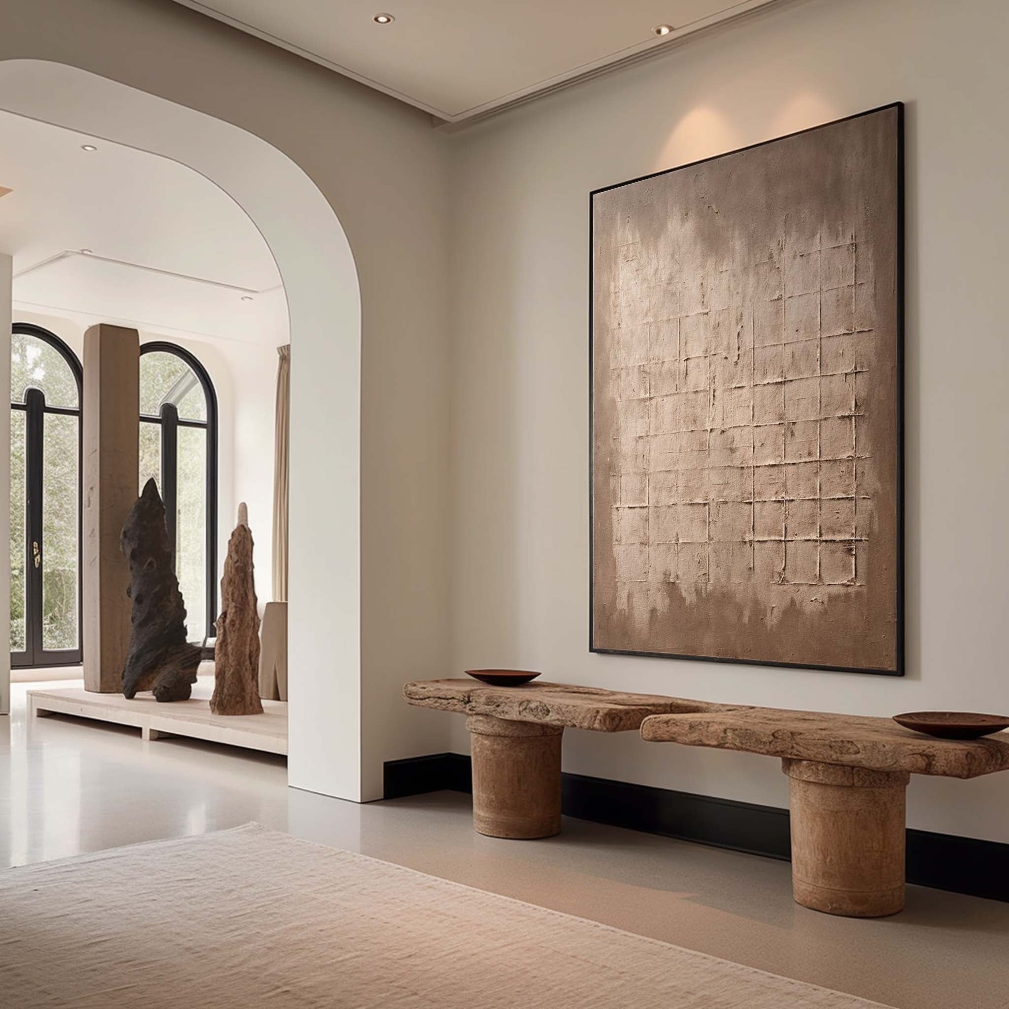 Saturn Wabi-Sabi Arte Mural - Letslighting