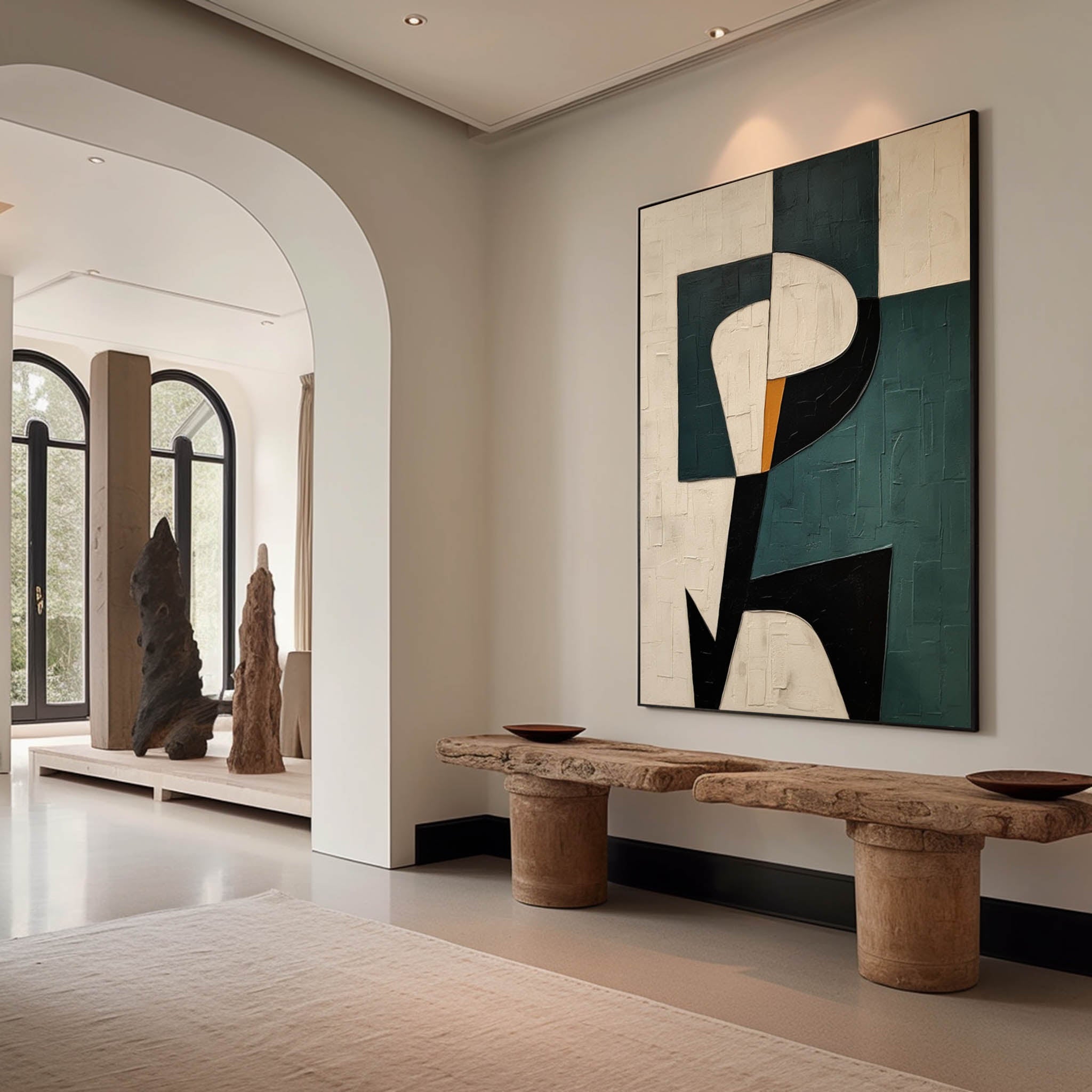 Vertex Wabi-Sabi Arte Mural - Letslighting
