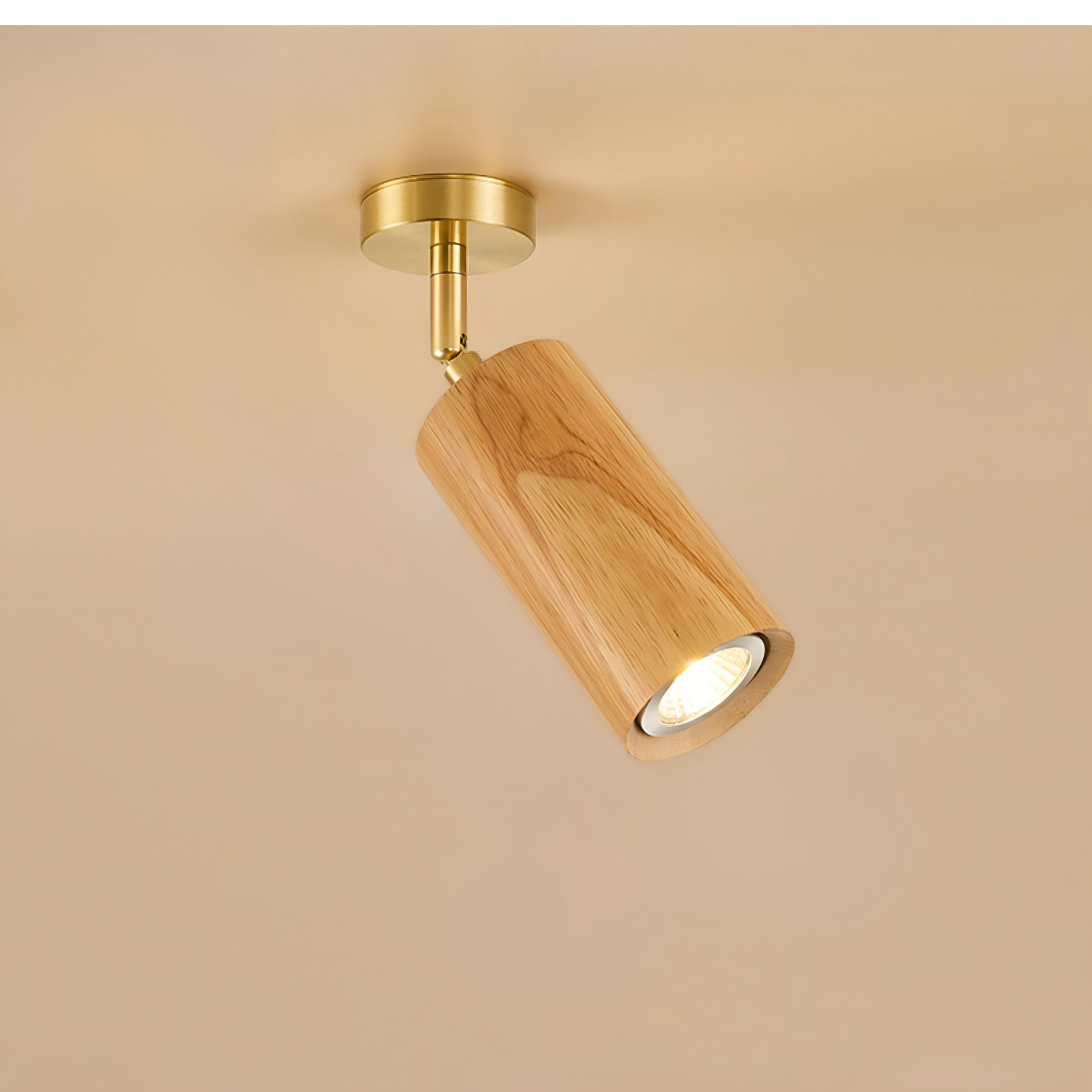 Liora Luz de riel LED de madera