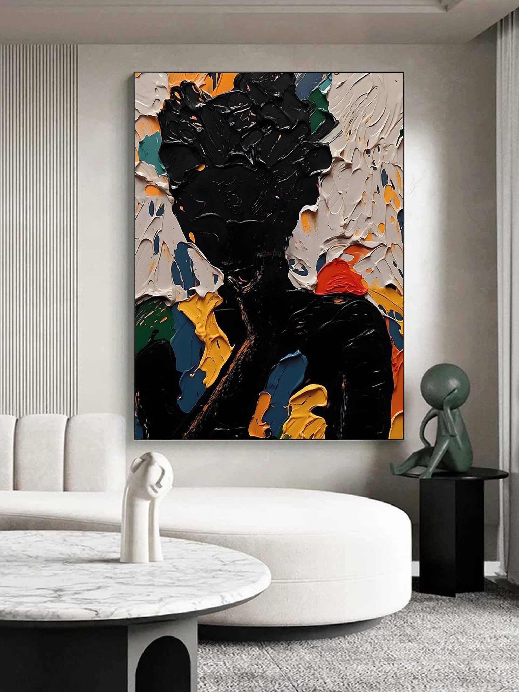 Maya Arte Mural de Figuras Coloridas - Letslighting