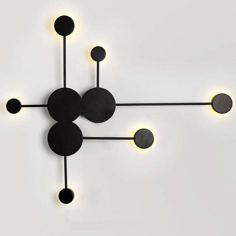 Arisha Moderno Multiple Metal Aplique de Pared Negro