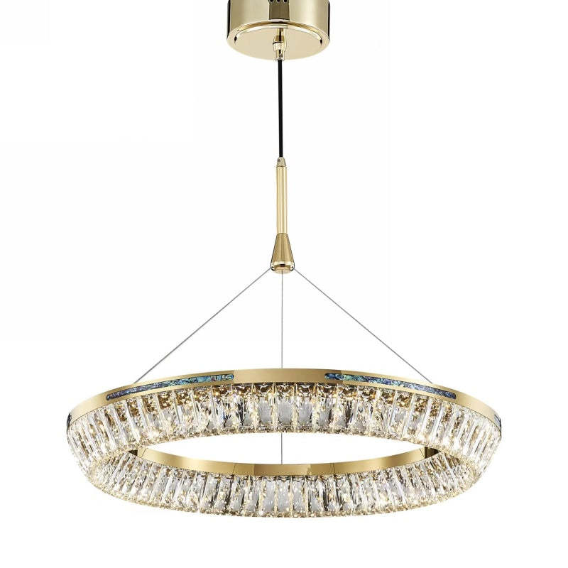 Kristy Candelabro/Lámpara Colgante Metal Cristal