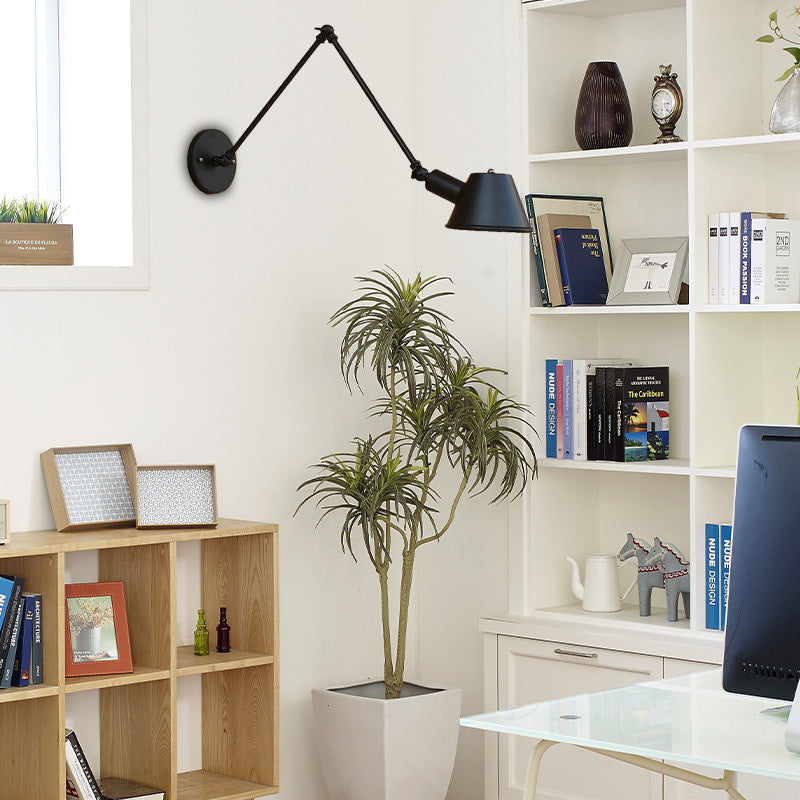 Epoch Industrial Vintage Metal LED Aplique de Pared Negro/Óxido