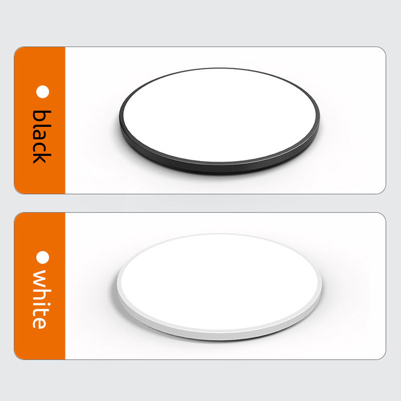 Arisha Minimalista Redonda Acrílico LED Lámpara de Techo Blanca/Negra