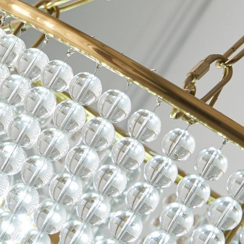 Silva Moderno LED Lámparas de araña Oro Cristal Salón/Dormitorio