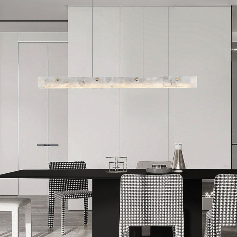 Arisha Moderno LED Lámpara Colgante Blanco Mármol Comedor/Bar