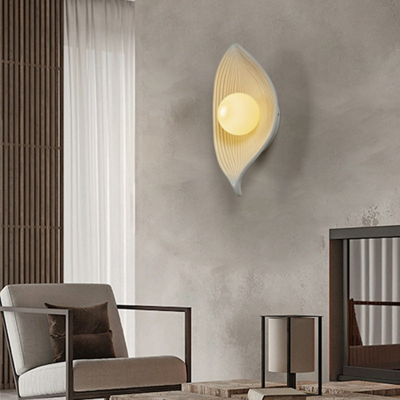 Aria Moderno LED Apliques Negro/Blanco/Madera Acrílico Salón/Dormitorio