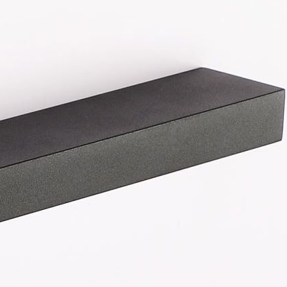 Arisha Moderno Rectangular Metal Aplique de Pared Negro