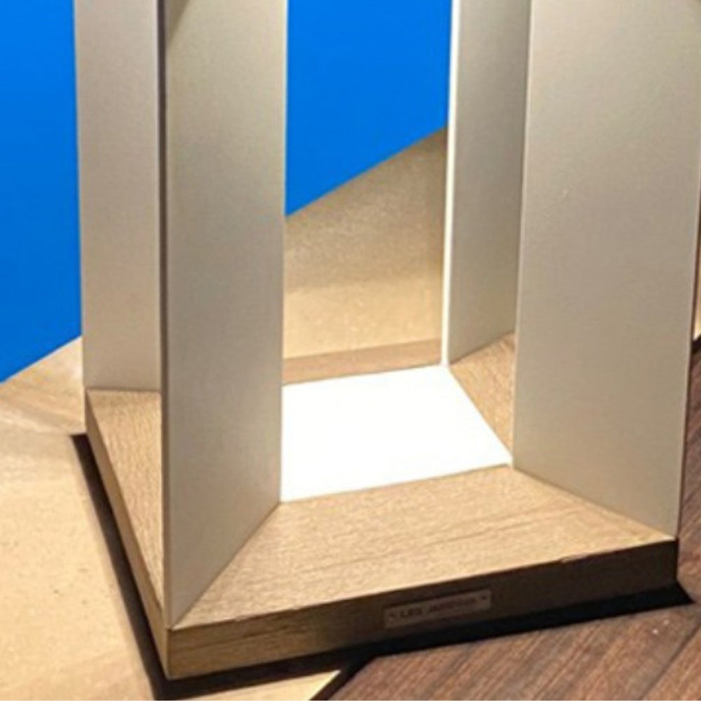 Ray Minimalista Metal Acrílico Lámpara De Pie Patio