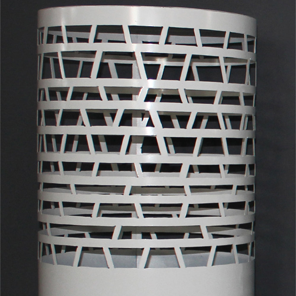 Ray Moderno Lámpara De Pie Exterior Cilíndrica Metal Patio