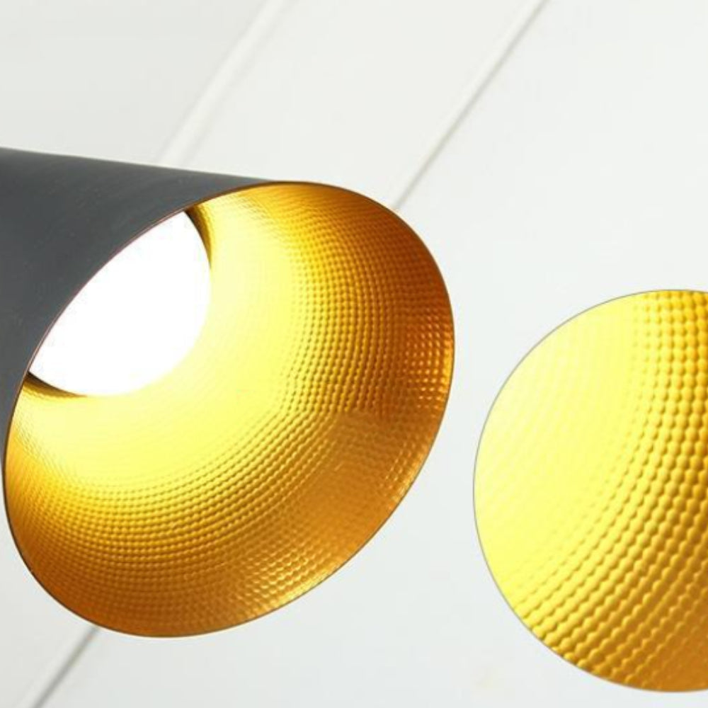 Valentina Nórdico Cone-Shaped Lámpara Colgante Metal Dormitorio