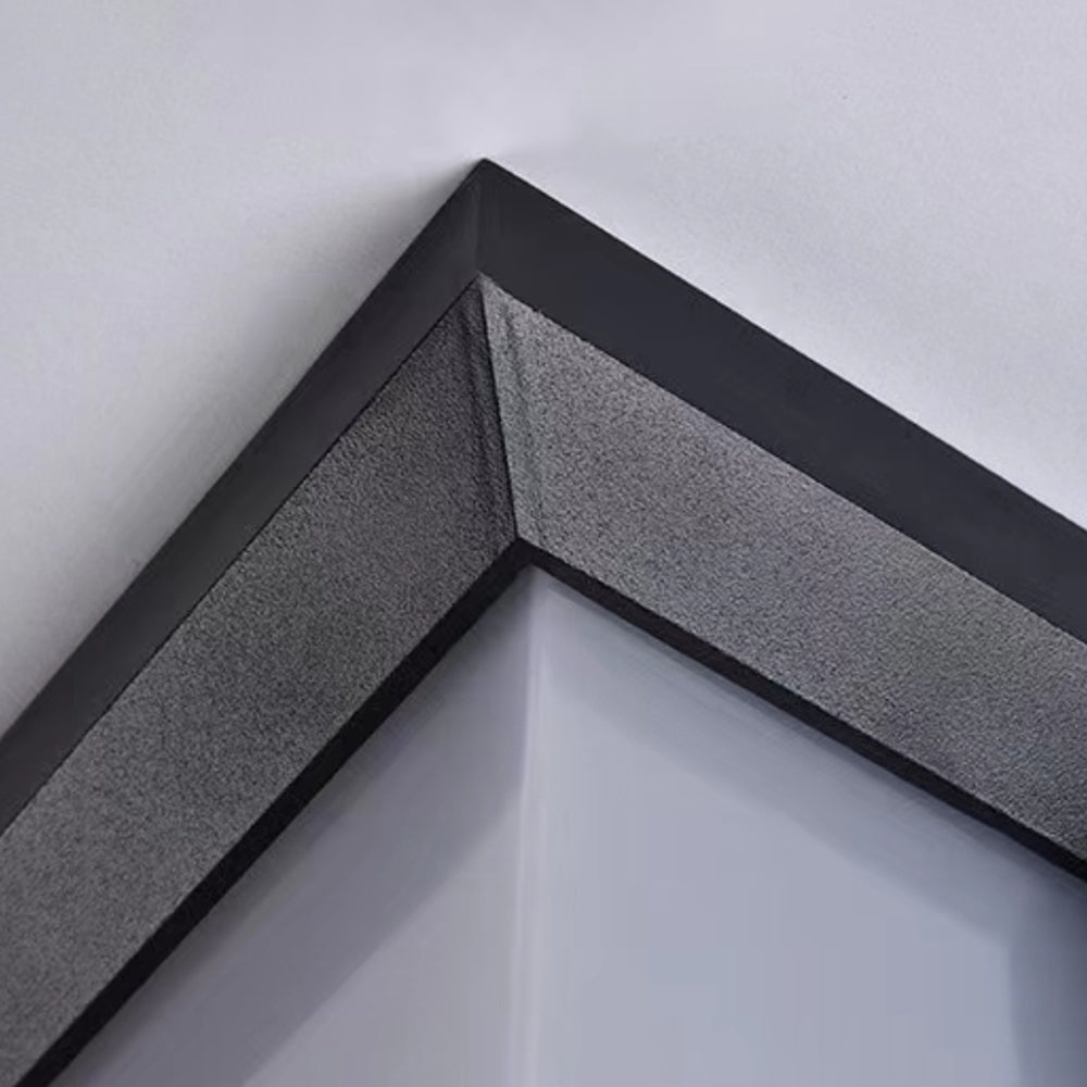 Ray Moderno Rectangular Metal Acrílico Aplique Exterior
