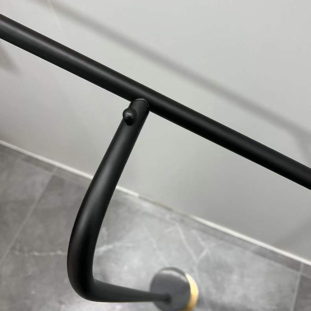 Mira Moderna Minimalista Mármol/Metal Lámpara de Pie Negra