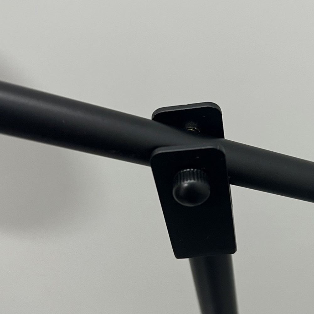 Mira Moderna Minimalista Metal Lámpara de Pie Negra