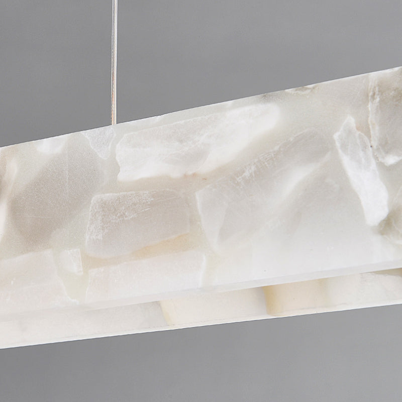 Arisha Moderno LED Lámpara Colgante Blanco Mármol Comedor/Bar