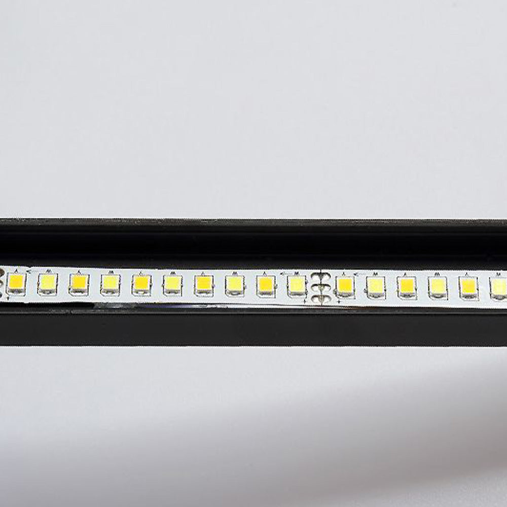 Arisha Moderno Minimalista Lineal Metal Aplique de Pared Negro