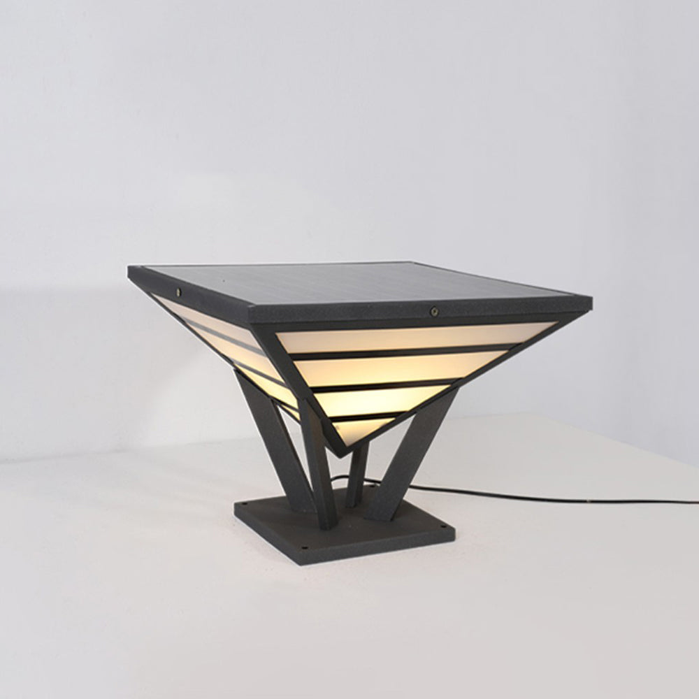 Ray Moderna Lámpara Exterior Cónico Metal Patio Jardín