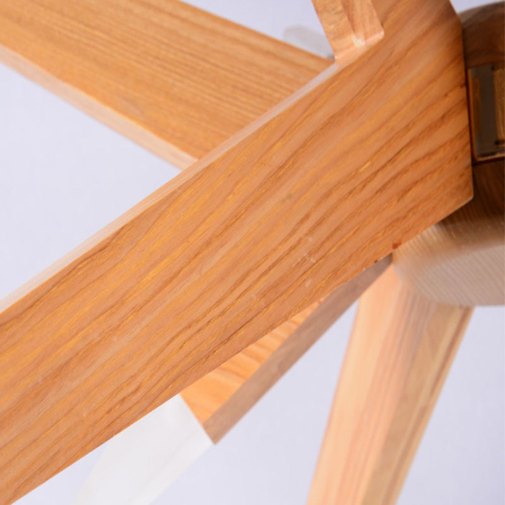 Arisha Moderna Diseño Irregular Madera Lámpara Colgante Madera