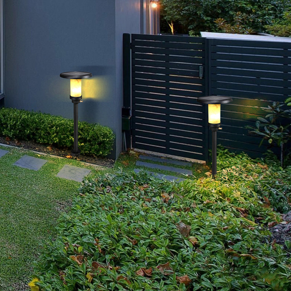 Ray Moderna Lámpara de Pie Exterior Metal Patio