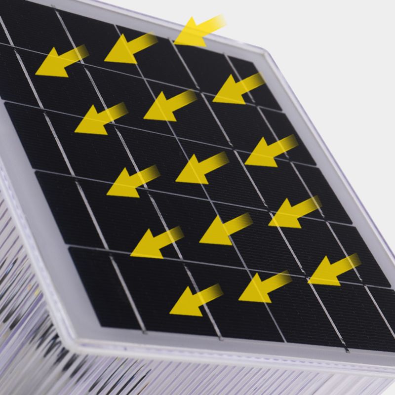 Ray Moderno Lámpara Exterior LED Cuboide Metal Patio