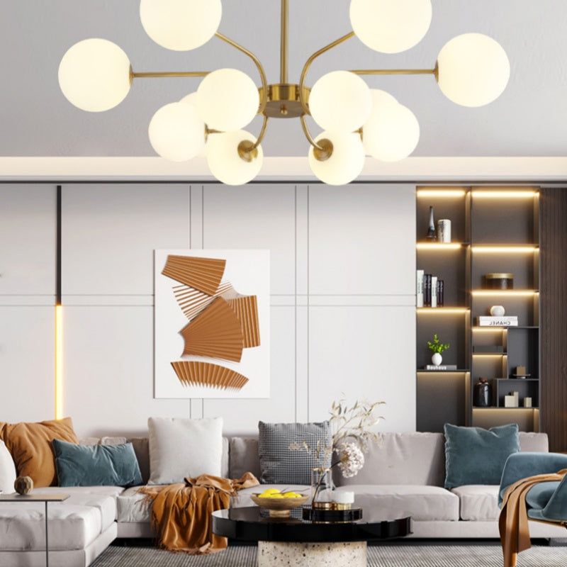 Valentina Moderno LED Lámpara colgante Cromo/Oro Salón/Dormitorio
