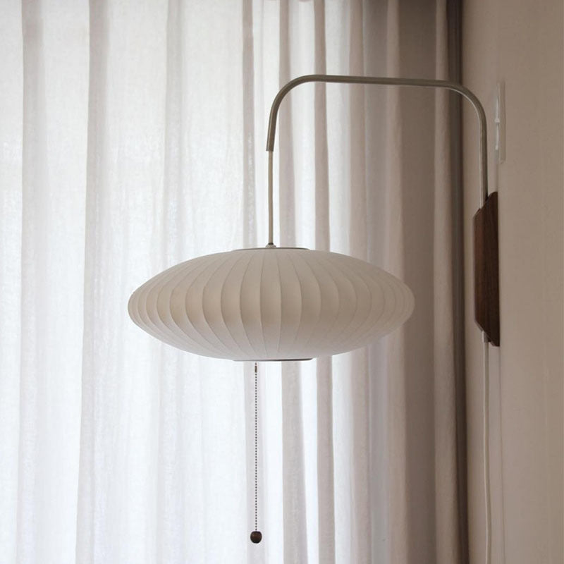 Ritta Moderno Redondo Metal Madera Interior Aplique Salón