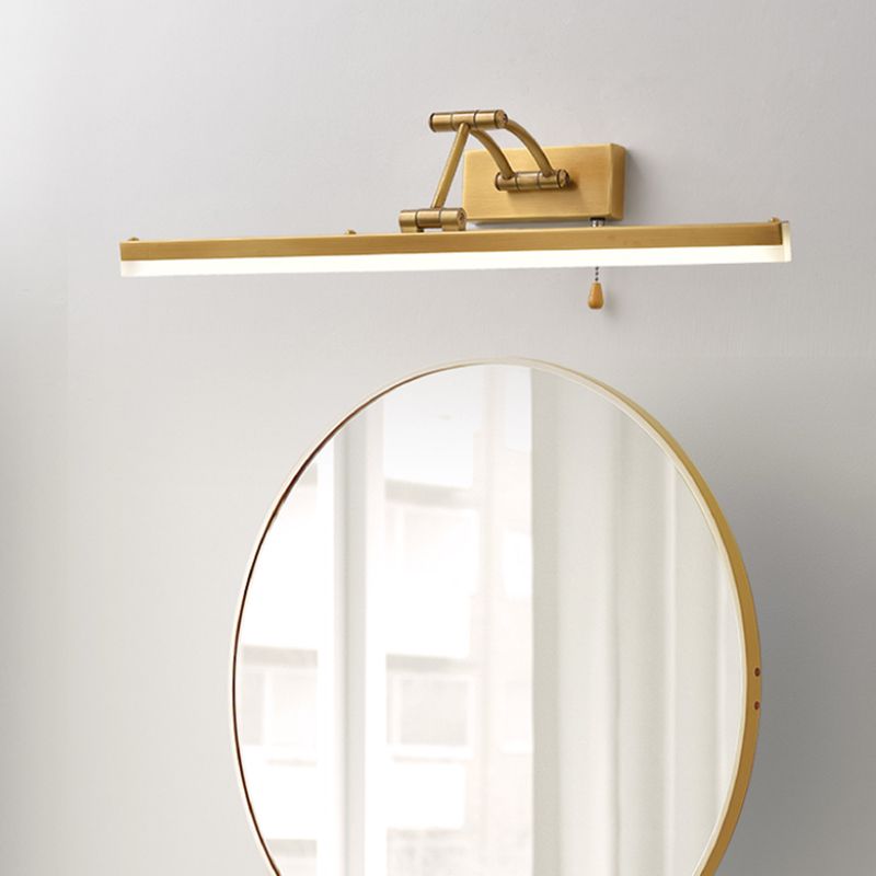 Arisha Moderno Lineal Metal/Acrílico Aplique de Pared Negro