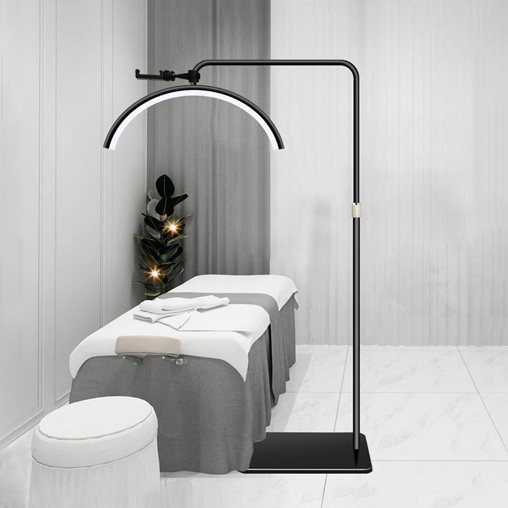 Mira Moderna Diseño Simple Metal Lámpara de Pie Negra