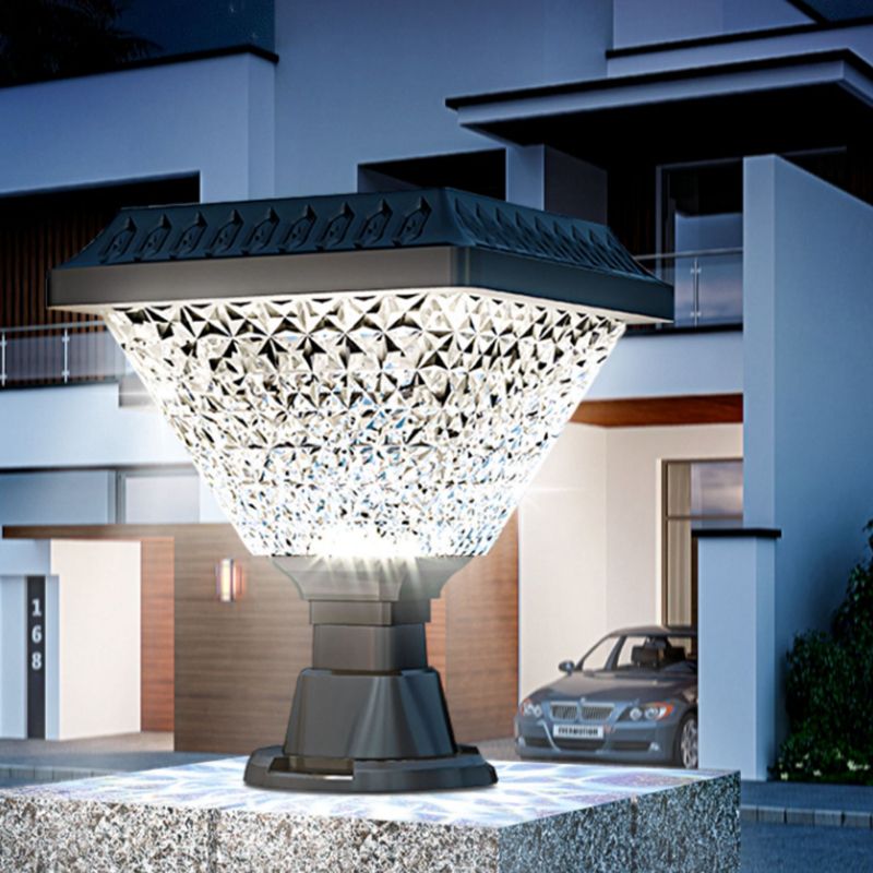 Ray Geométrica Lámpara Exterior Acrílica Patio Jardín