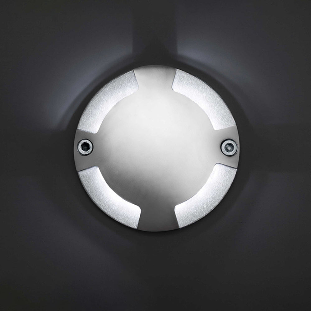 Ray Moderno Cilíndrico Metal Vidrio Lámpara Exterior Patio