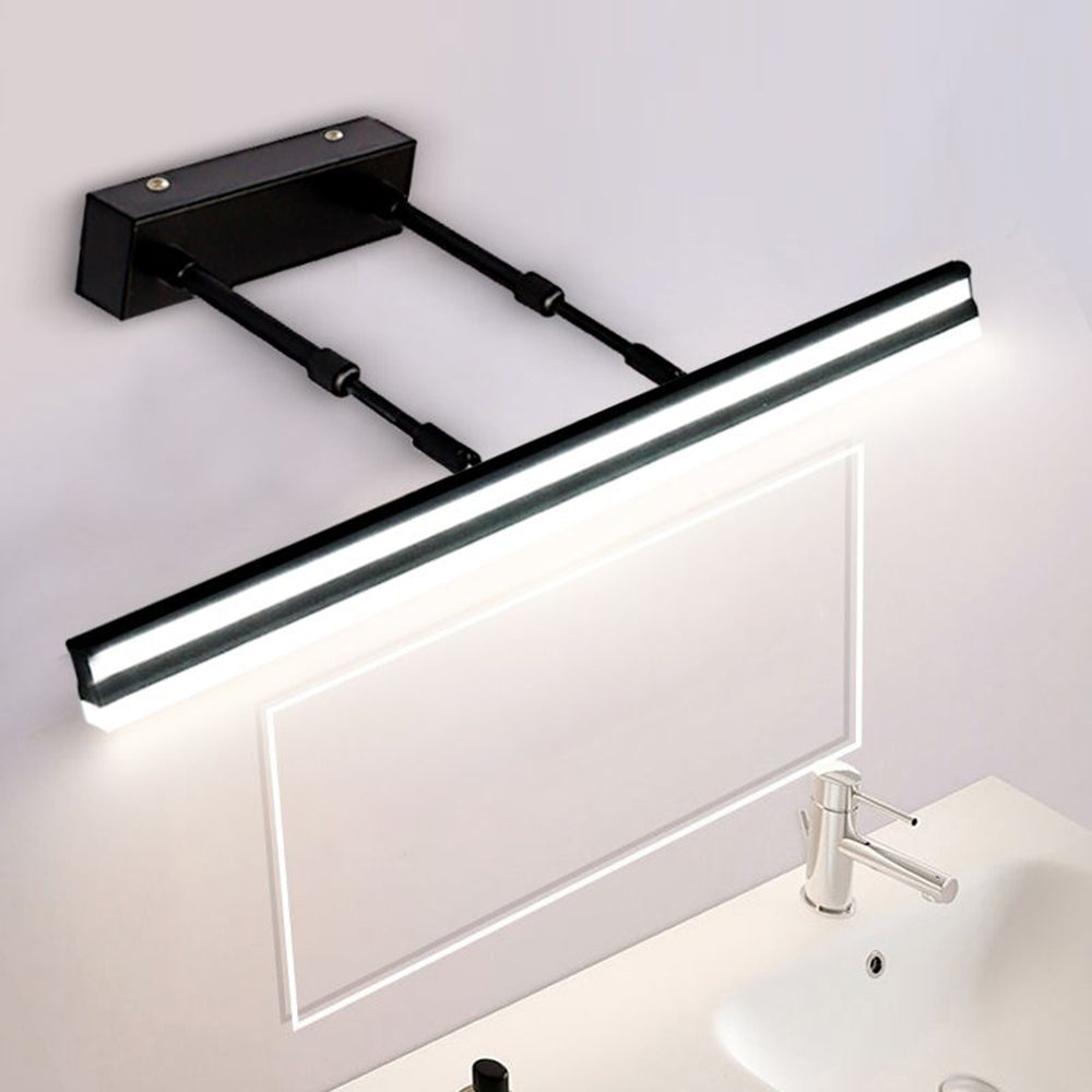 Arisha Moderno Rectángulo Metal/Acrílico LED Ajustable Aplique de Pared Negro
