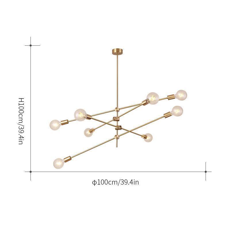 Edward Modern Metal Chandelier - Letslighting