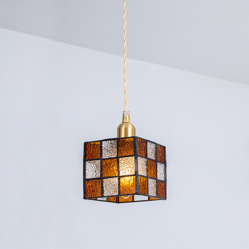 Valentina Retro LED Metal Vidrio Lámpara Colgante Dormitorio Comedor