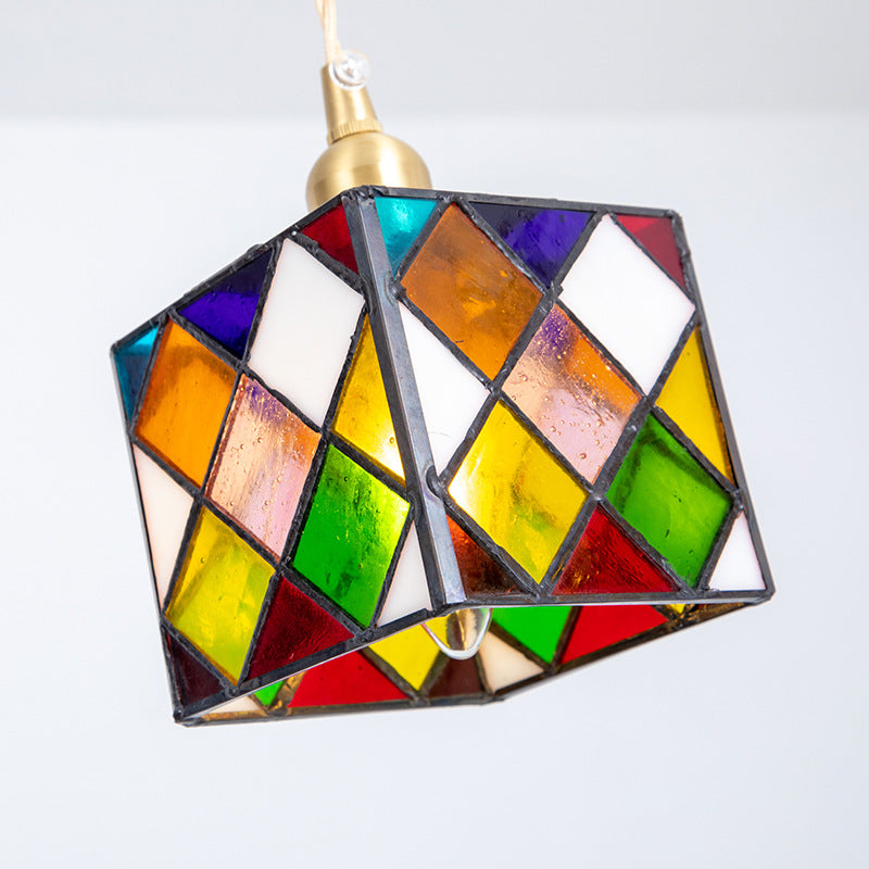 Valentina Retro LED Metal Vidrio Lámpara Colgante Dormitorio Comedor